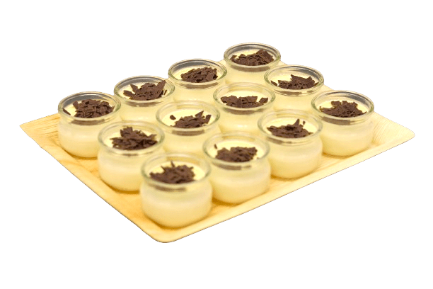 Vanille Schoko-Raspel Dessert