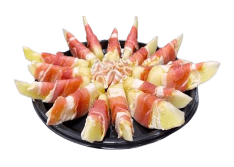 Melone mit Serrano Schinken