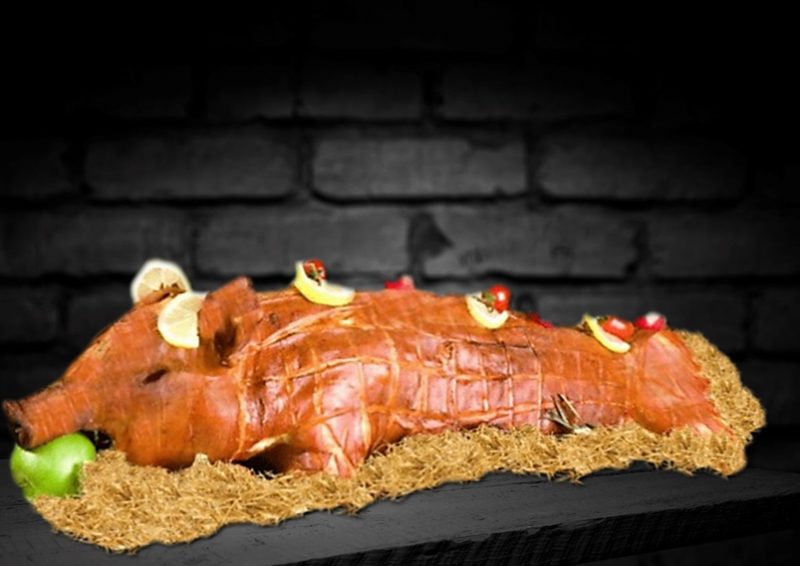 Gebackenes Spanferkel heiß & kross